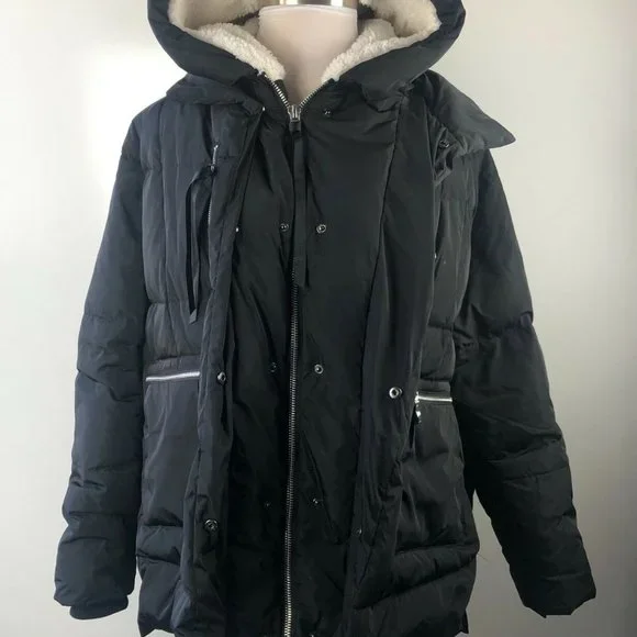 Orolay Women's Thickened Down Jacket Puffy Black Puffer Women's Plus Size 4X - Picture 2 of 12